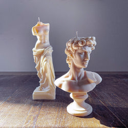 Large Venus de Milo and David Bust Candle Bundle - Vendeo.co.uk