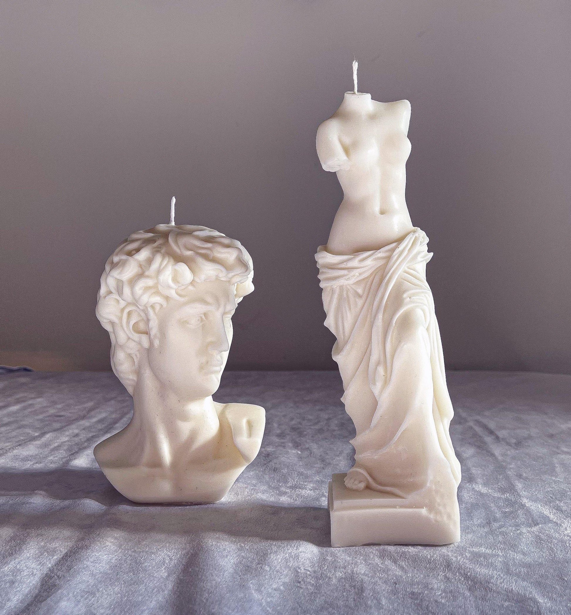 Large Venus de Milo and David Candle Bundle - Vendeo.co.uk