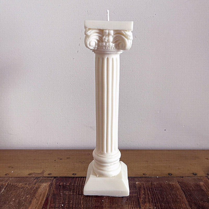 Large Greek Column Candle - Vendeo.co.uk