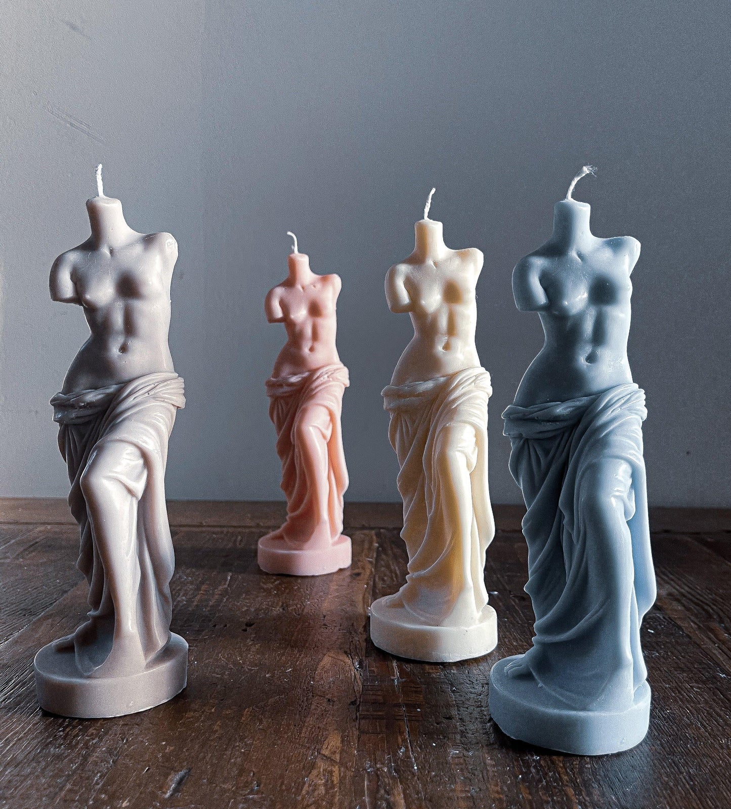 Venus de Milo and David Bust Candle Bundle - Vendeo.co.uk