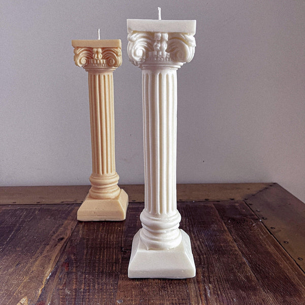Large Greek Column Candle - Vendeo.co.uk