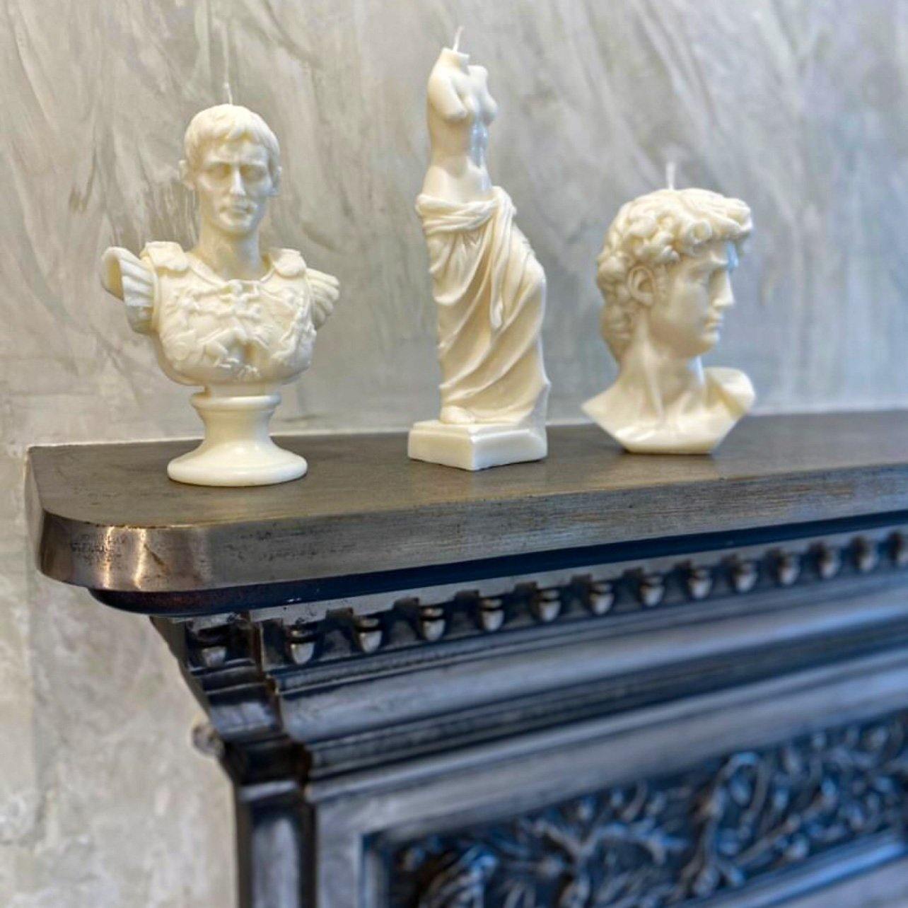 Large Venus de Milo and David Candle Bundle - Vendeo.co.uk