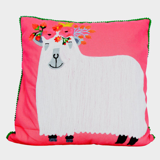 Embroidered  Animal Cushion - Vendeo.co.uk