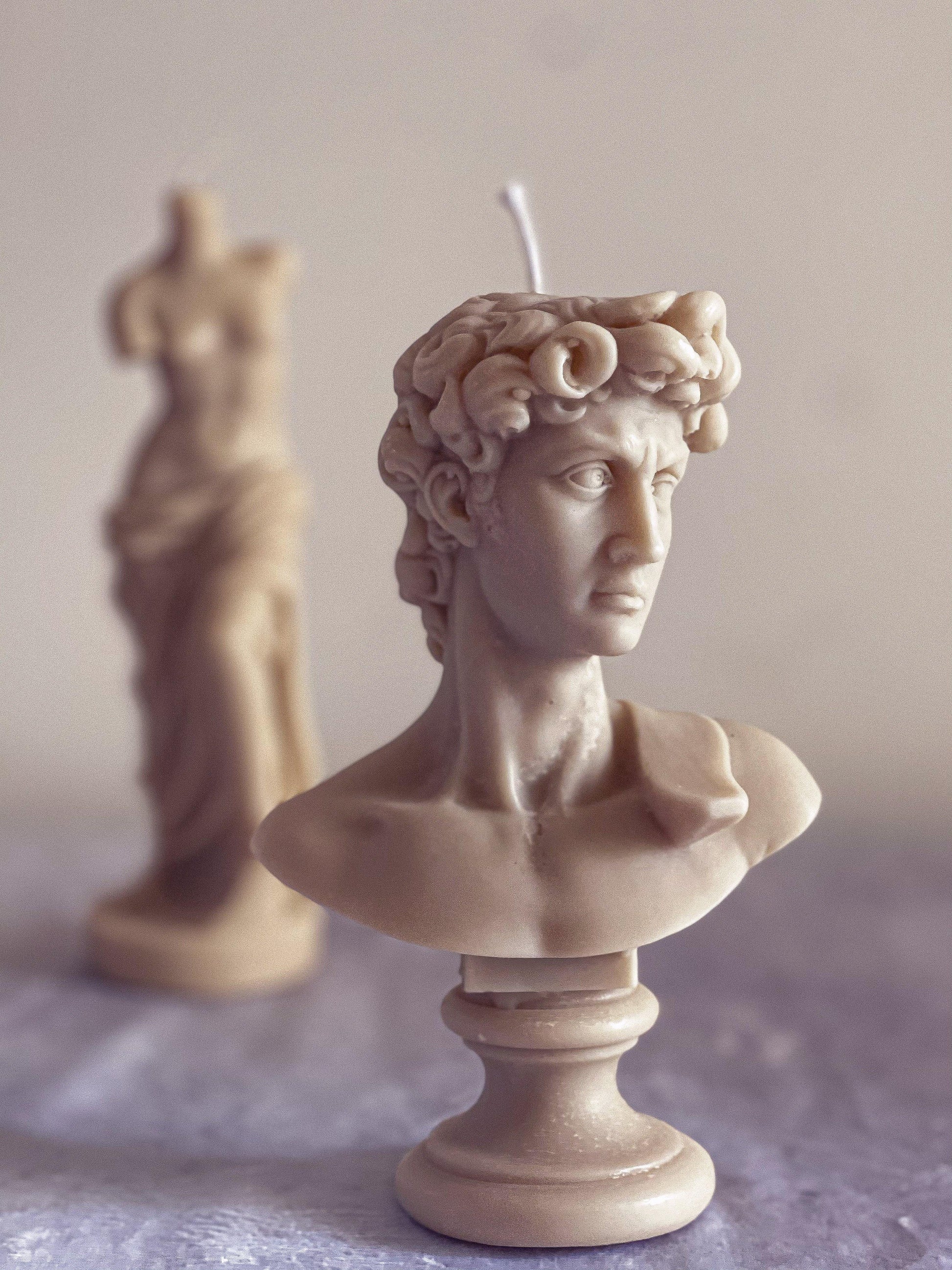 Venus de Milo and David Bust Candle Bundle - Vendeo.co.uk