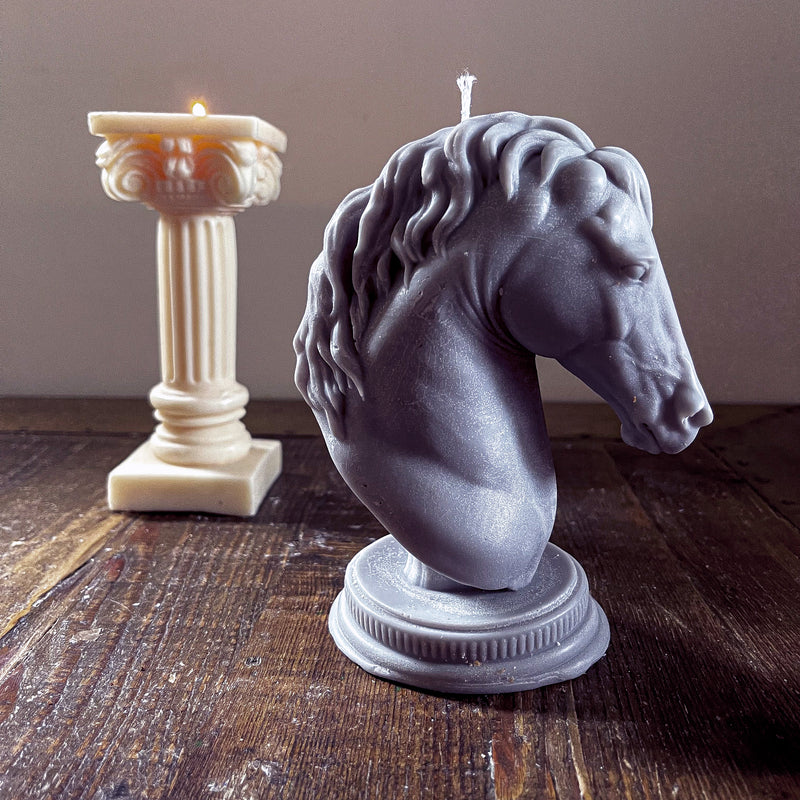 Horse Bust Candle