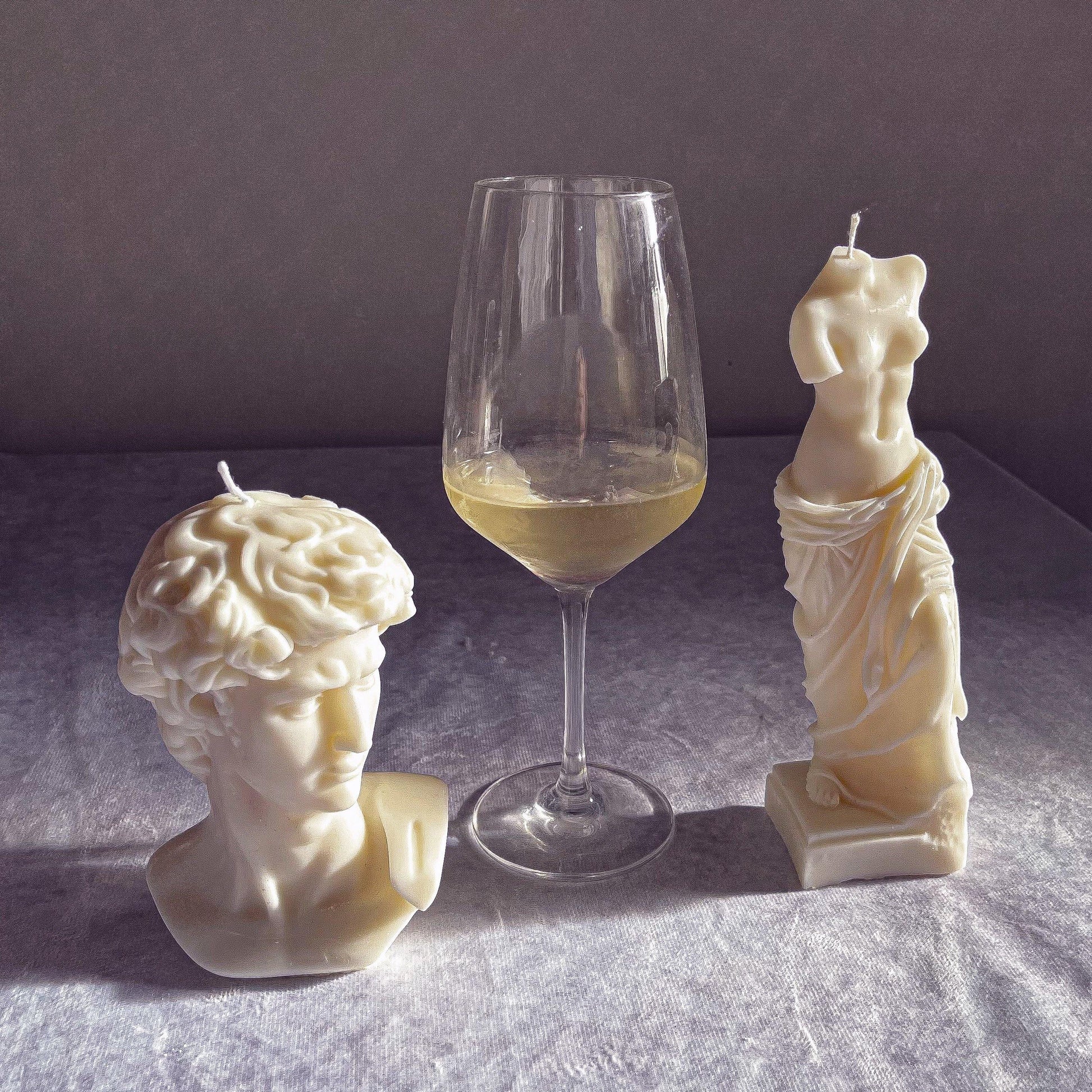 Large Venus de Milo and David Candle Bundle - Vendeo.co.uk