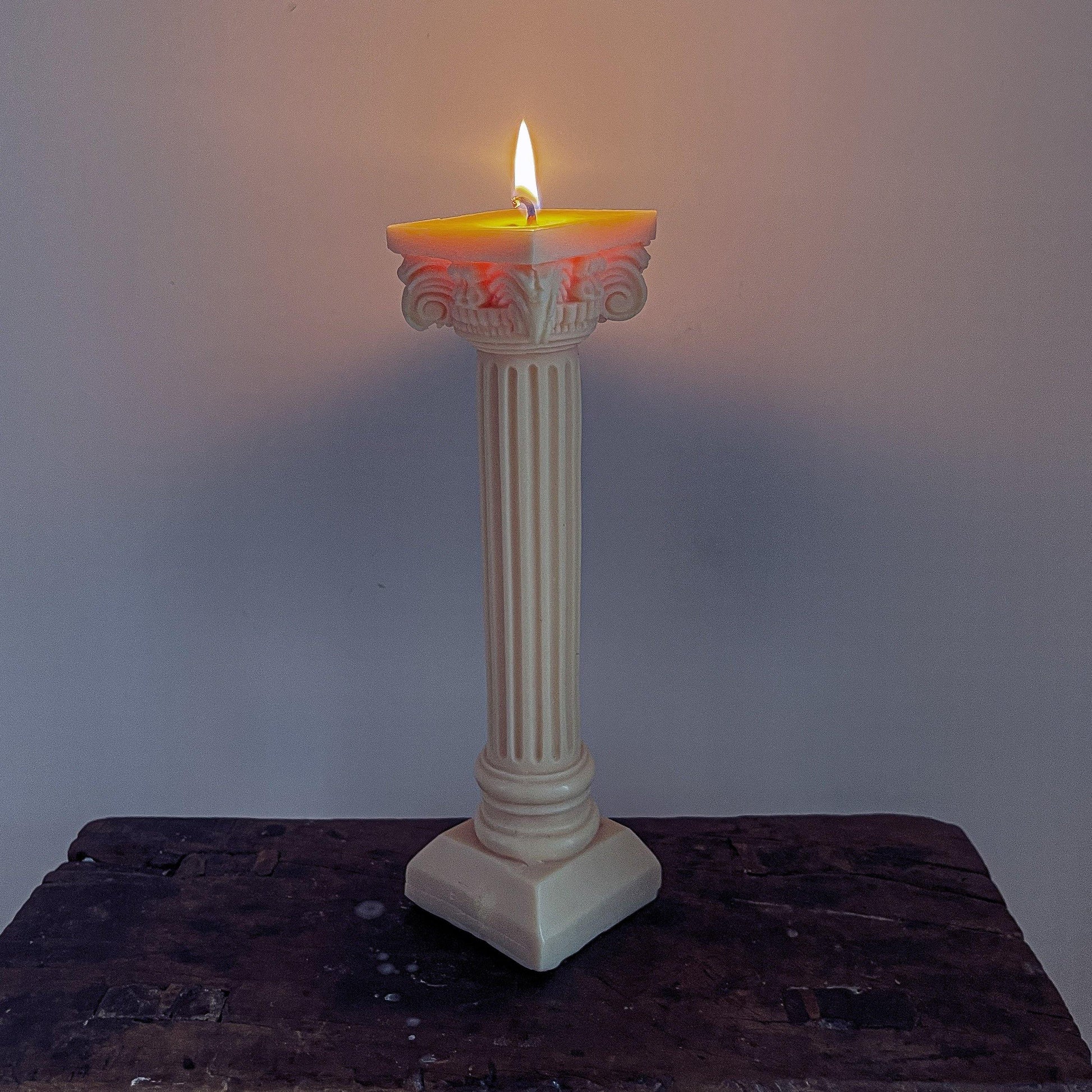 Large Greek Column Candle - Vendeo.co.uk