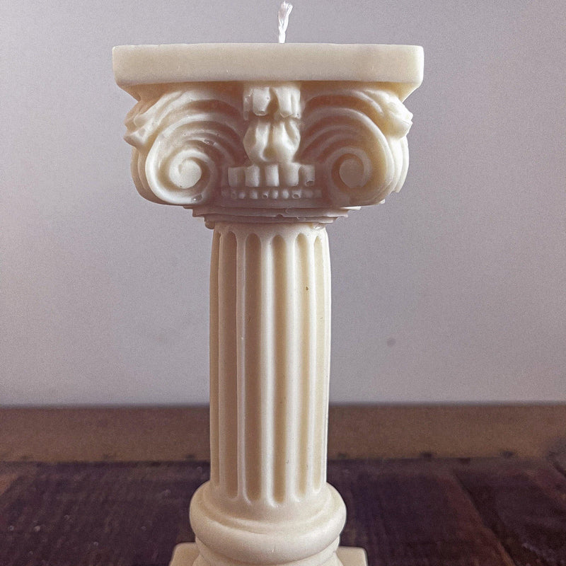 Medium Greek Column Candle - Vendeo.co.uk