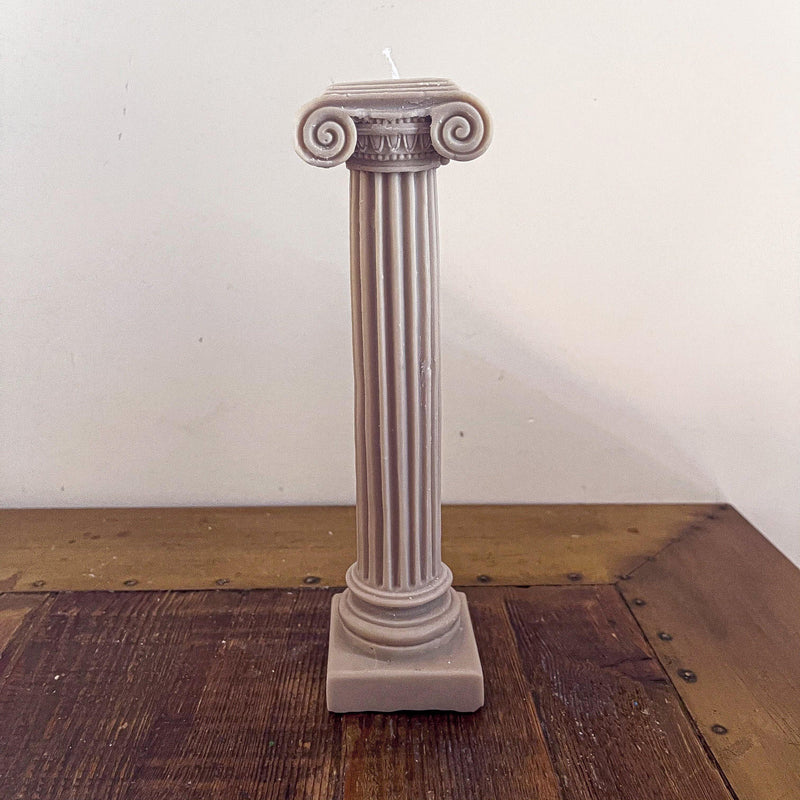 Medium Greek Ionic Column Candle - Vendeo.co.uk